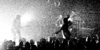 Microsoft, Sony, and Nintendo frequently book big acts.  This picture is from Microsoft's event with Jane's Addiction.